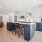 kitchen with island and seating