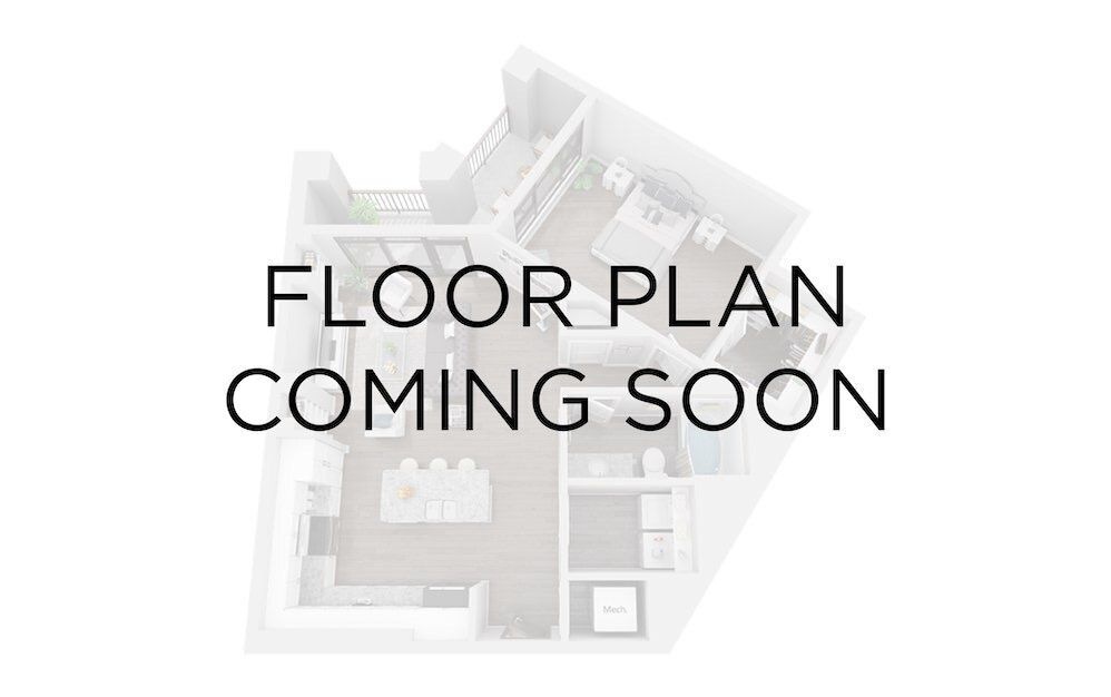 A4AW - 1 bedroom floor plan layout with 1 bathroom and 660 square feet