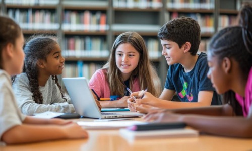 The essence of exceptional living Children learning together